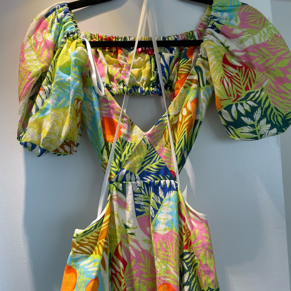 STAUD Coliseum Dress - size 4 - Colorful and Vibrant - Picture 2 of 5